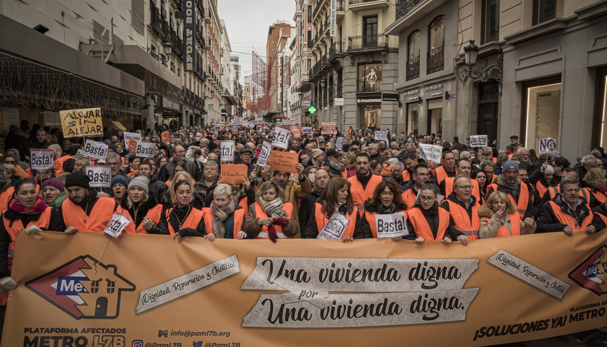 Manifestación Metro San Fernando - 6