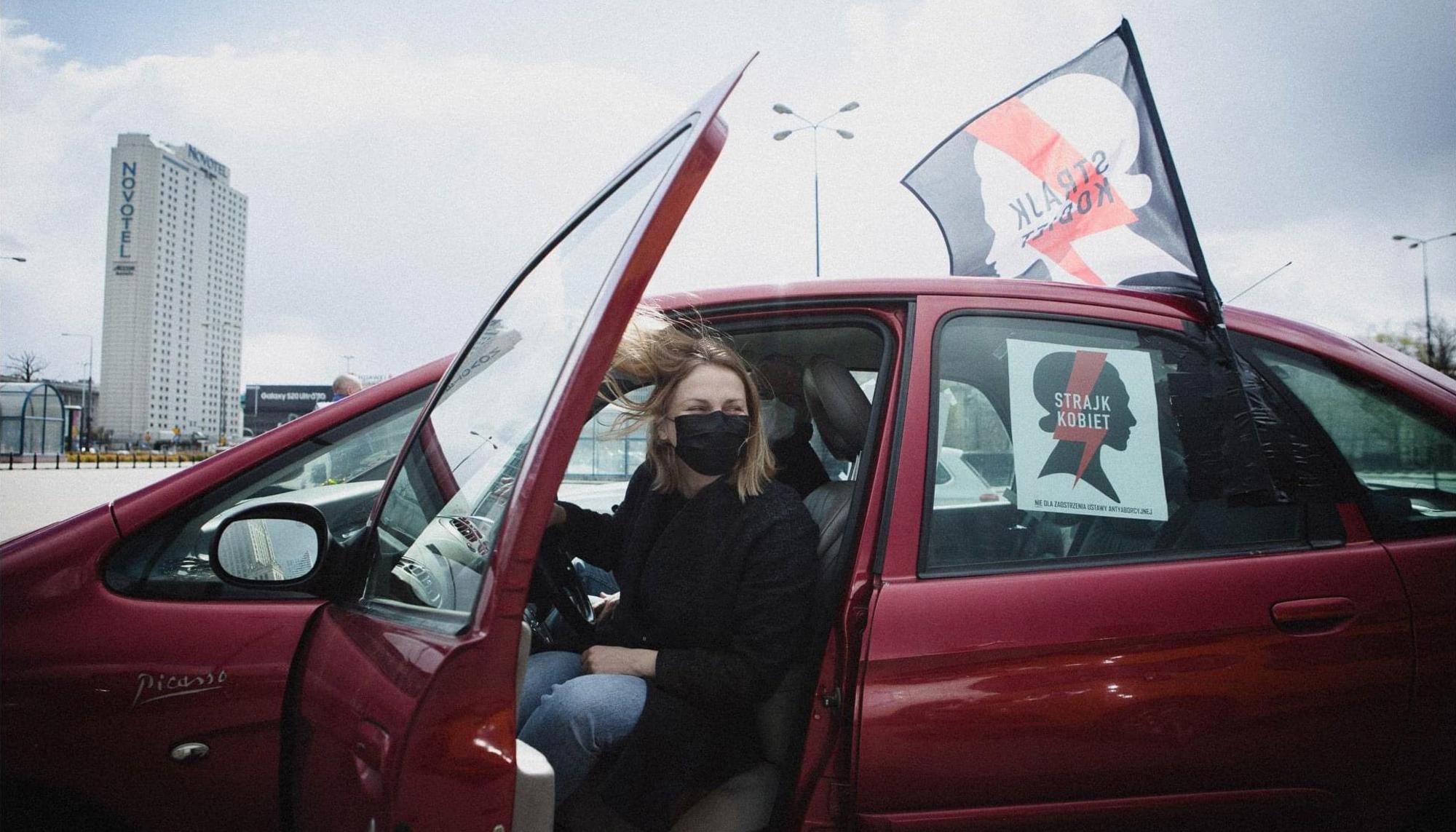 Huelga a favor del aborto en Polonia