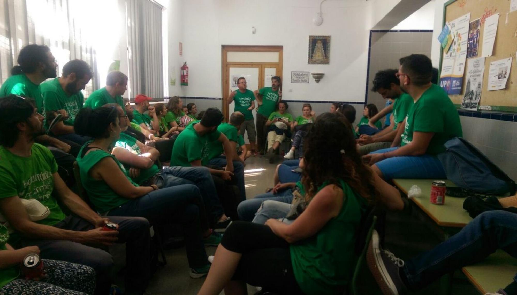 encierro interinos andalucia