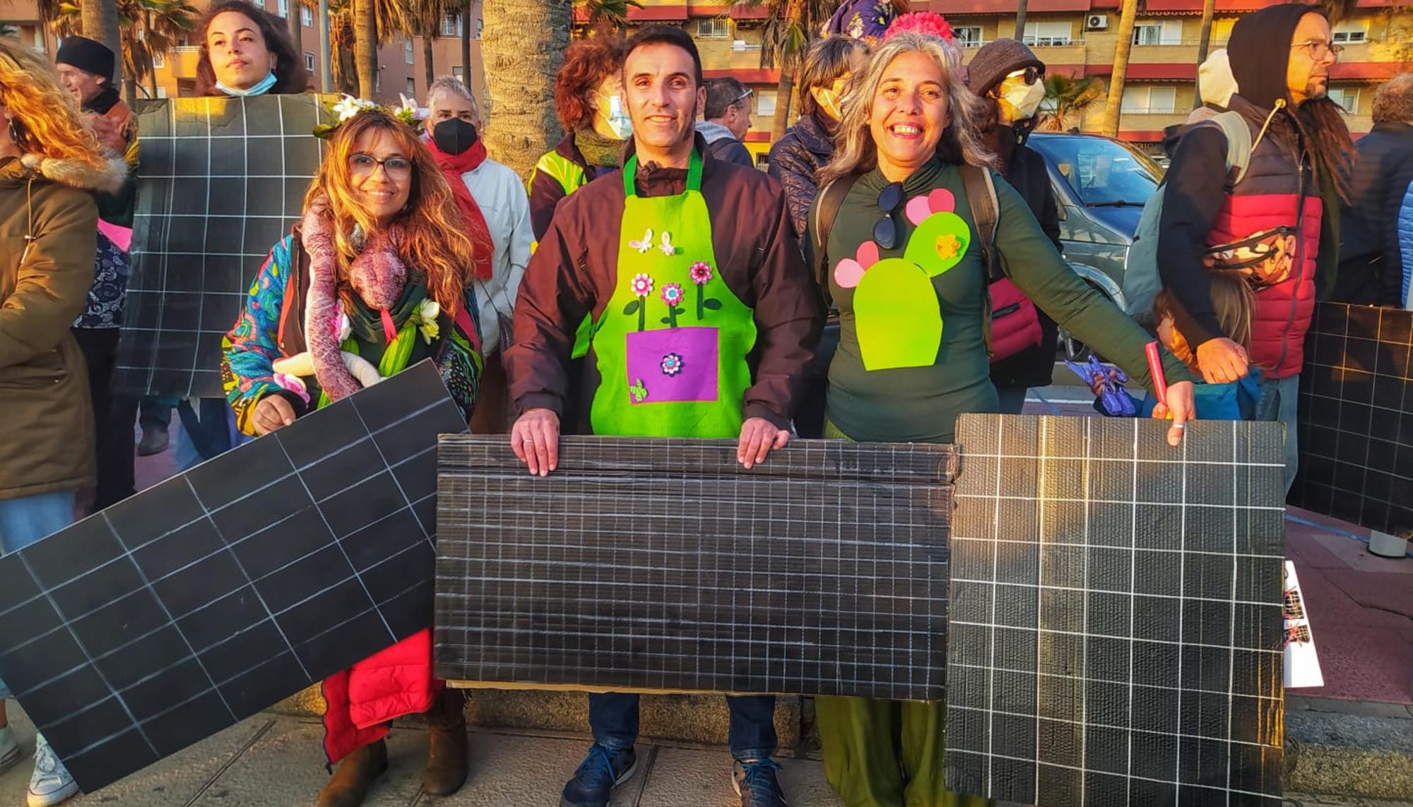 Manifestación megaplantas energías renovables Almería 02