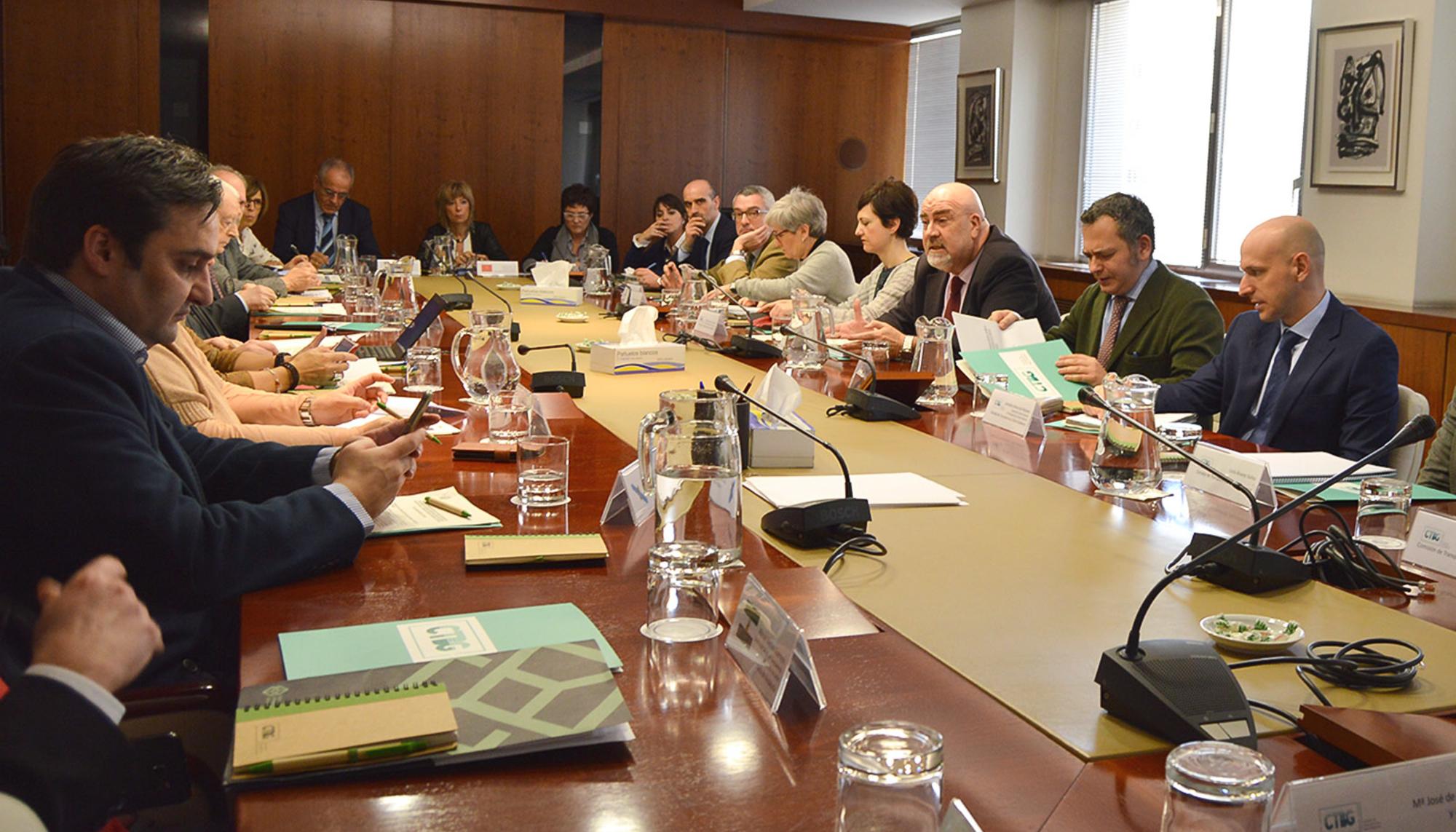 Reunión del Consejo de Transparencia y Buen Gobierno en enero de 2018
