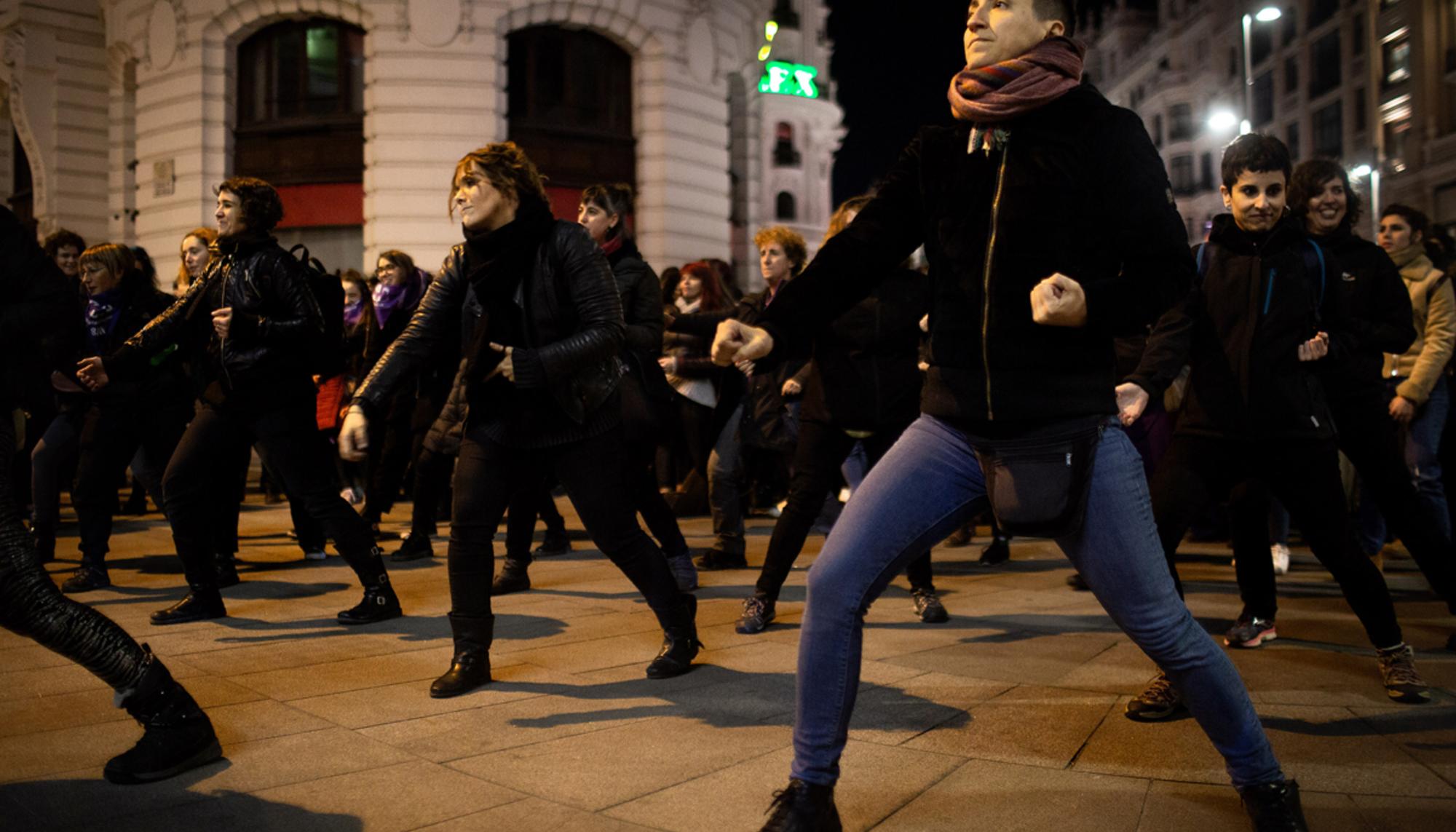 Caceralada por el 8M n la Puerta del Sol, Madrid - 9