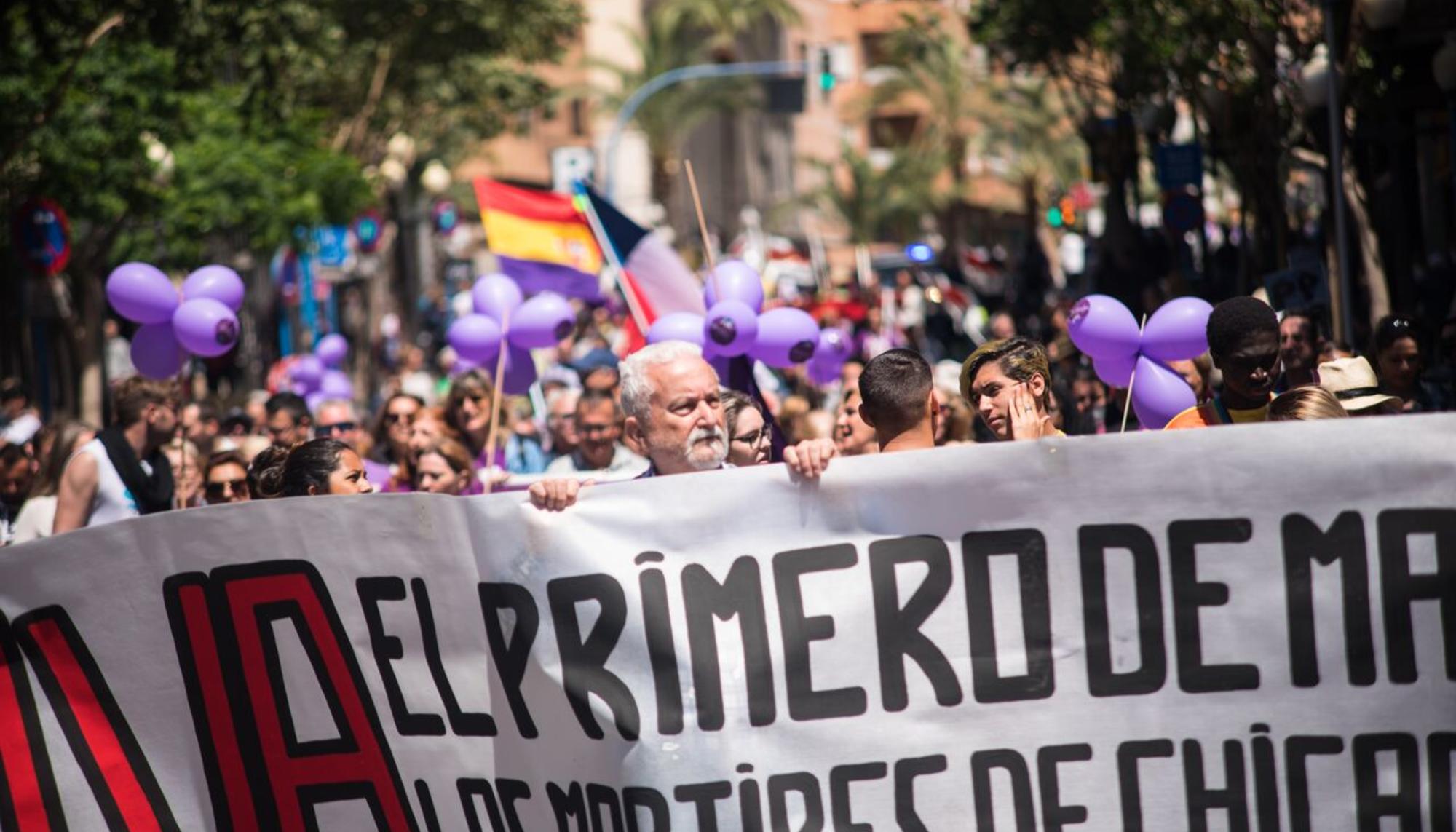 Manifestacion 1M Alacant 16 martires chicago articulo