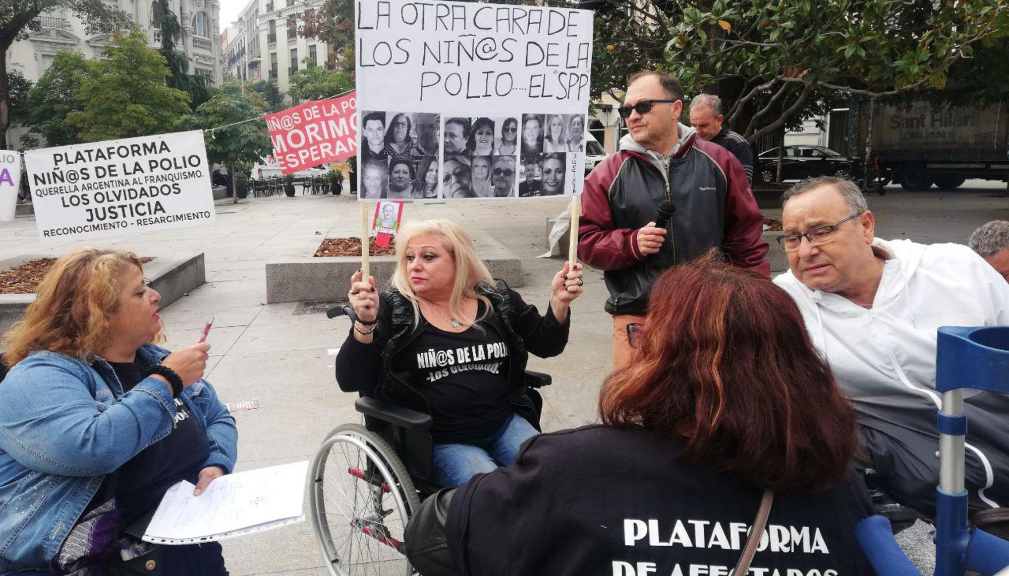 Afectados por la polio