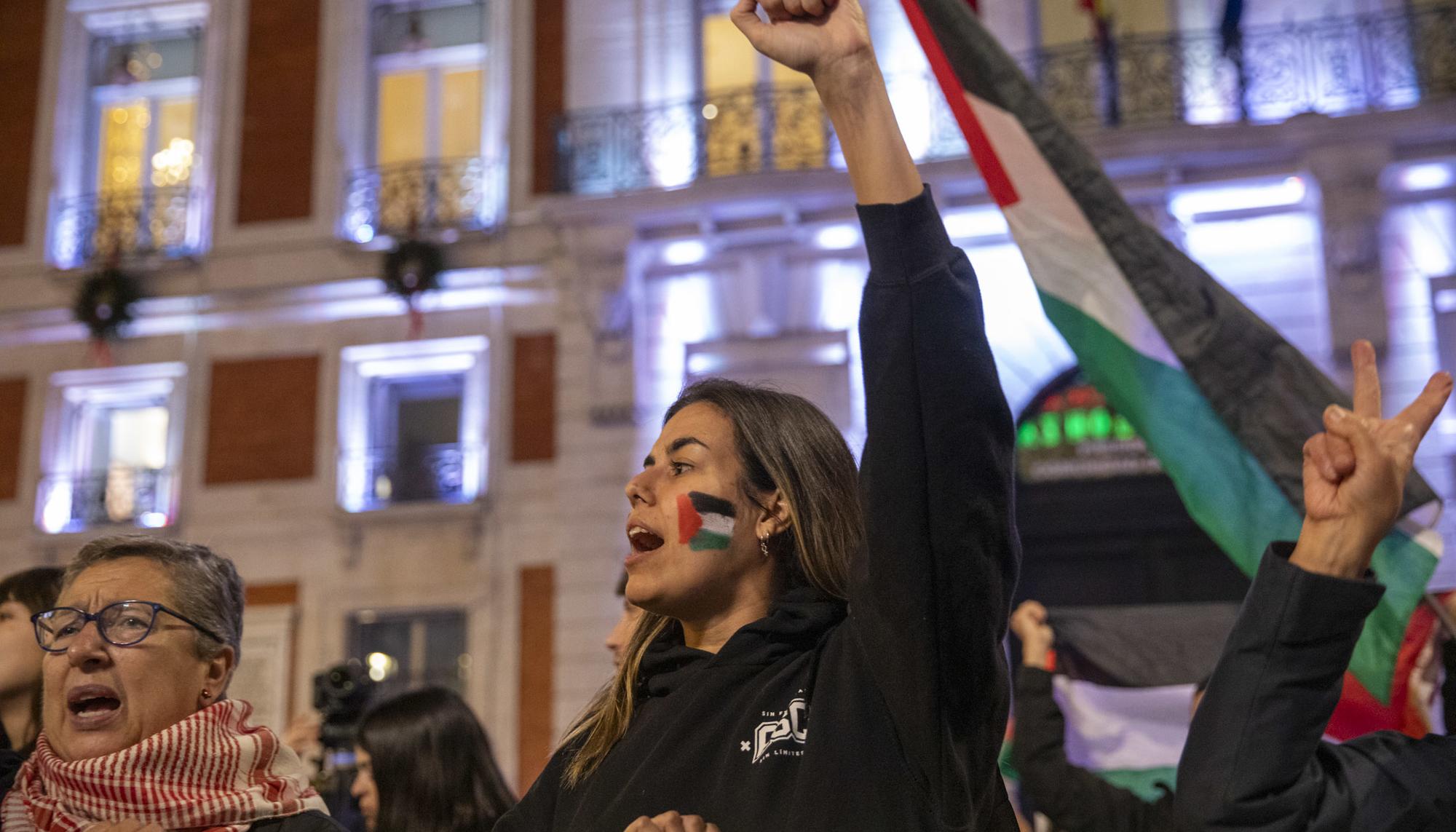 Manifestación  Palestina Sol 231129 - 2