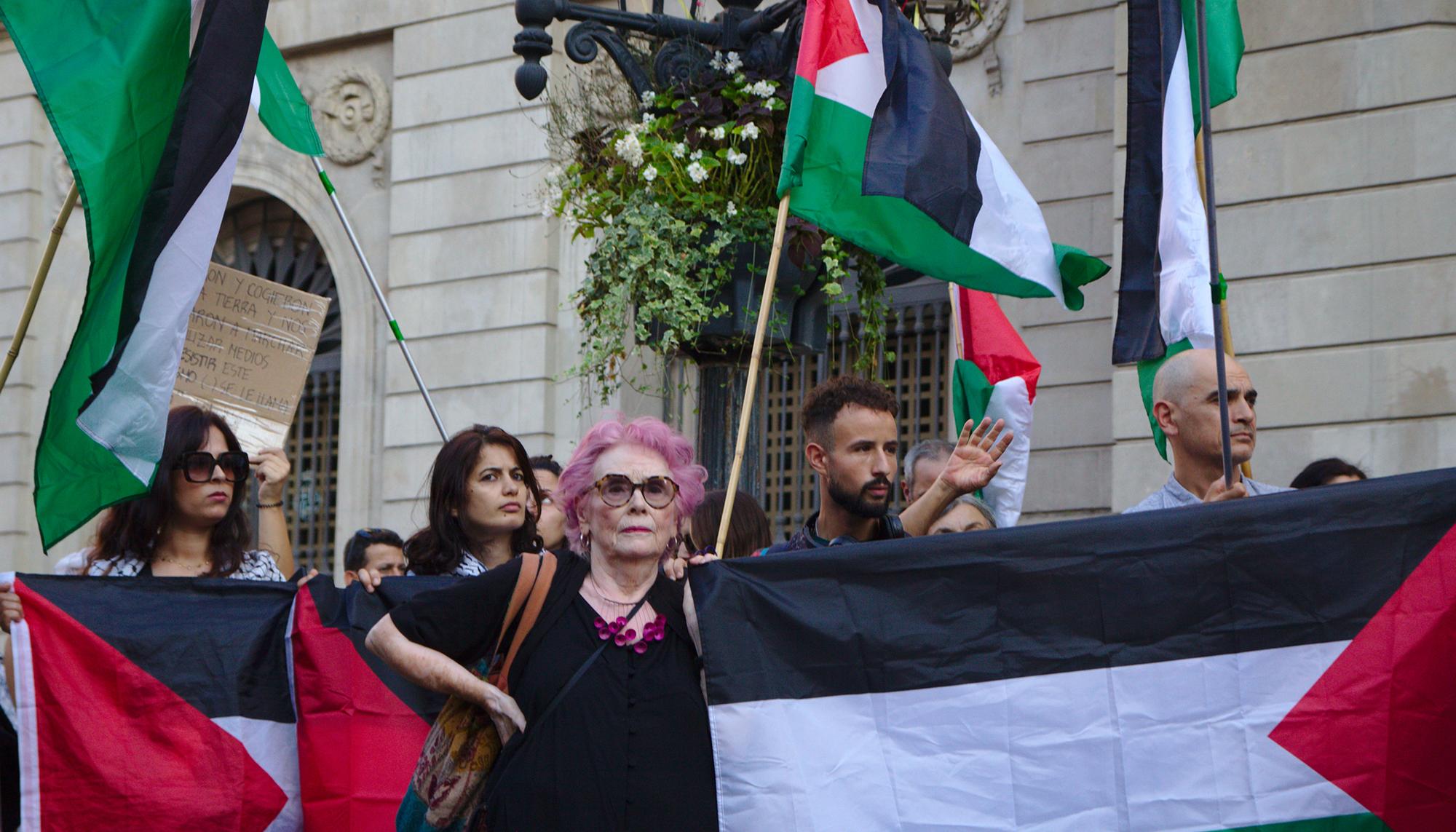 Concentración de apoyo al pueblo Palestino  Barcelona - 4