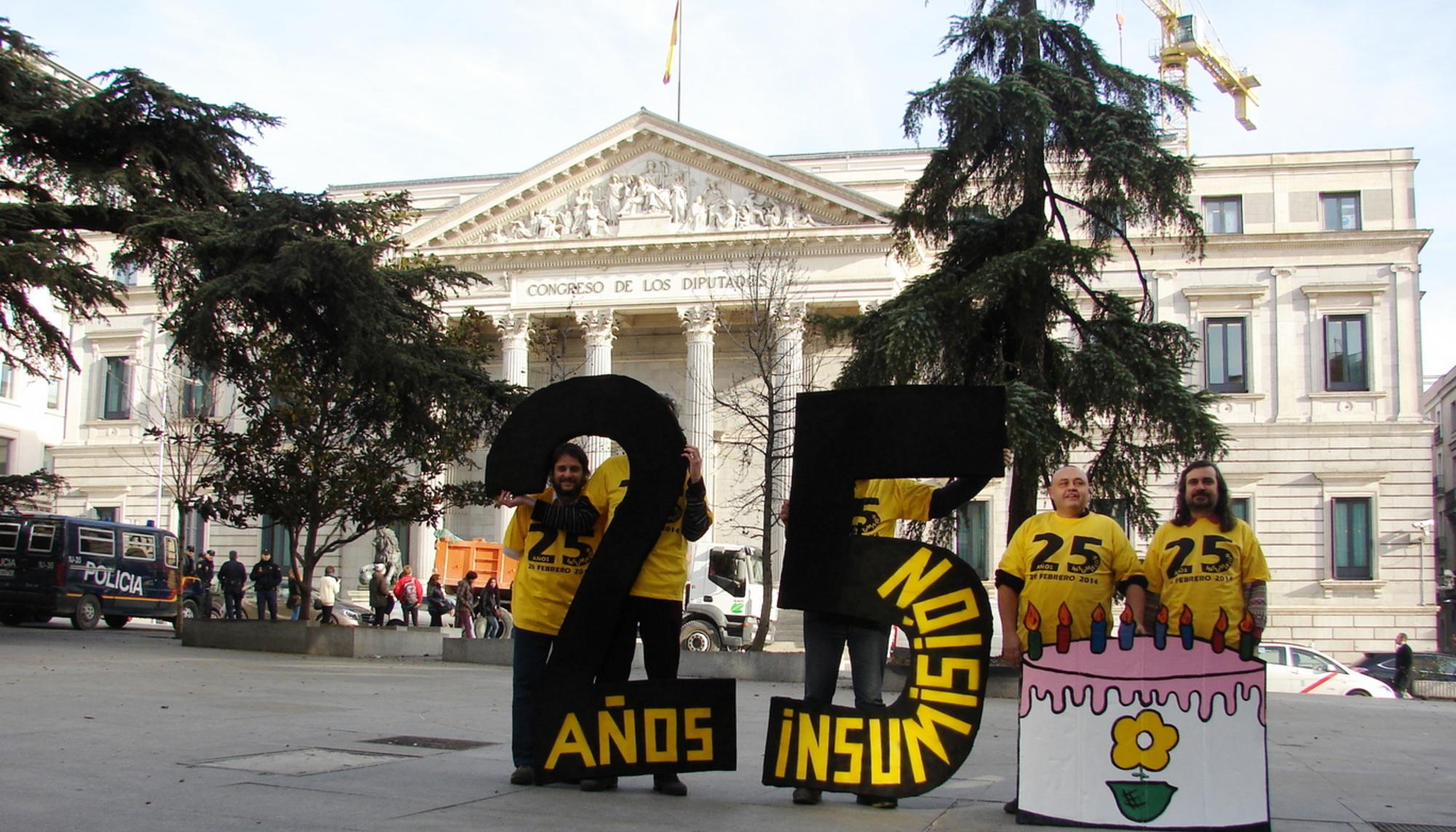 25º aniversario campaña Insumisión (20 febrero 2014)