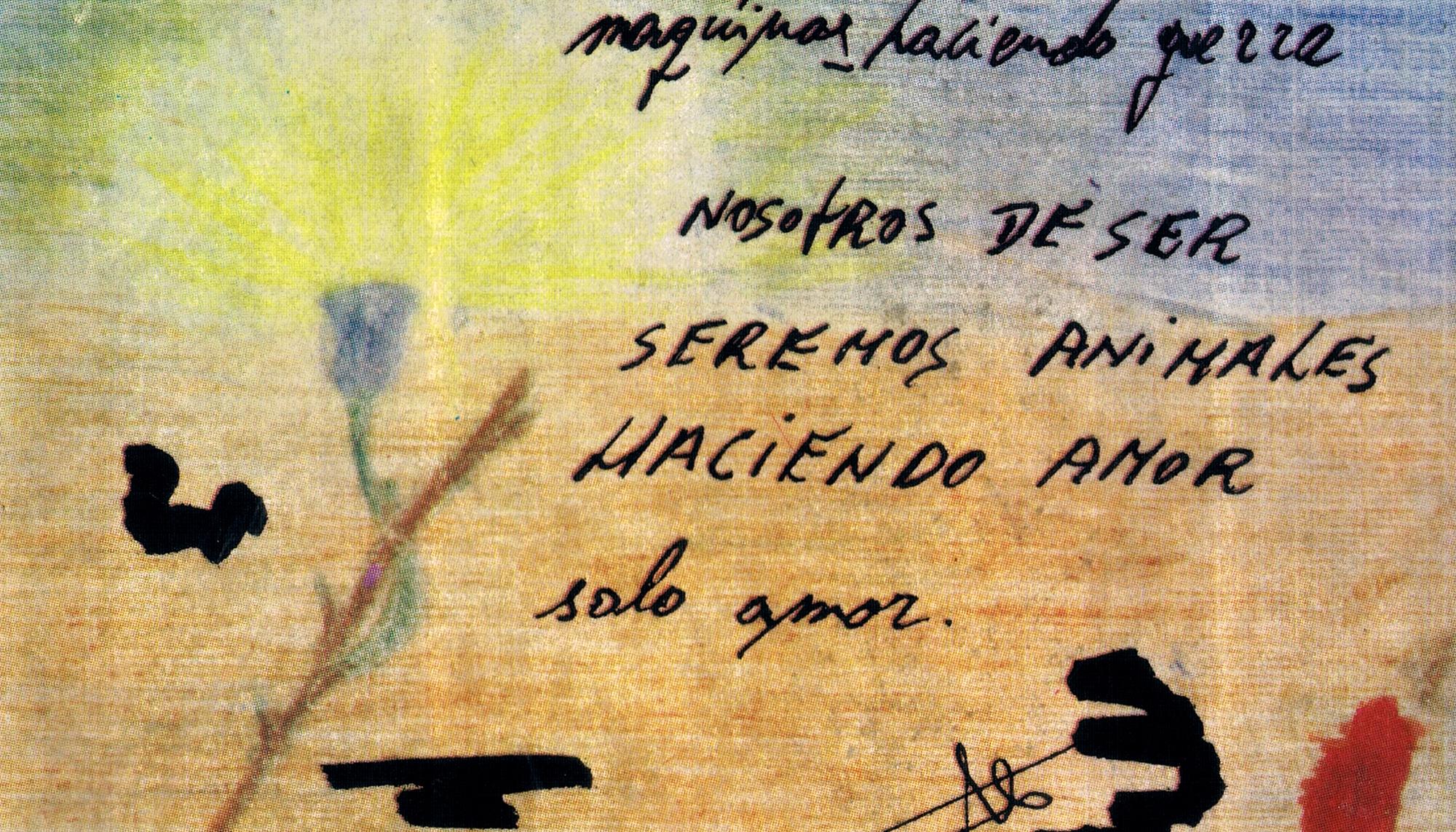 Pegatina movimiento pacifista finales década 1970