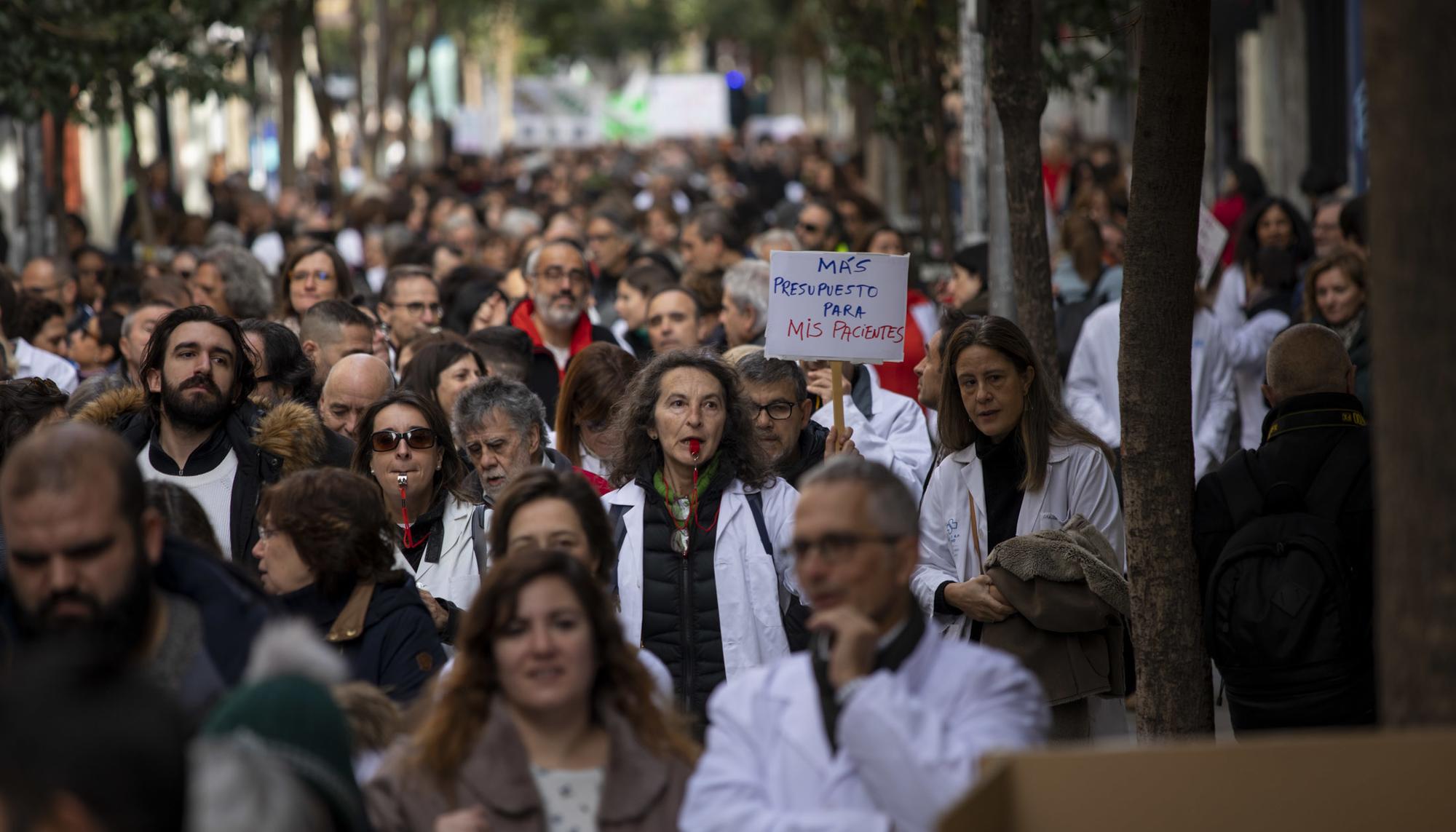 Manifestación huelga médicos primaria - 1