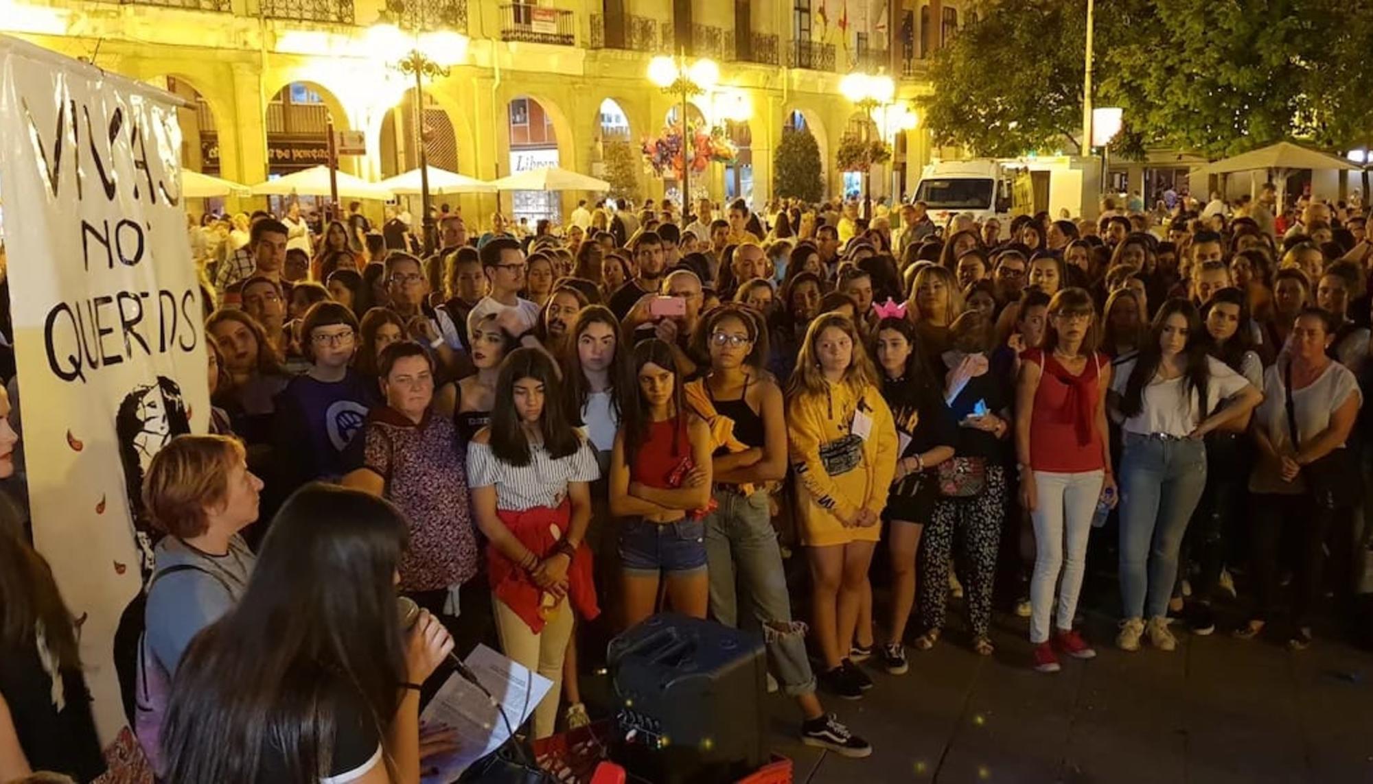 Concentración de protesta de Mujeres en Rebeldía, Logroño