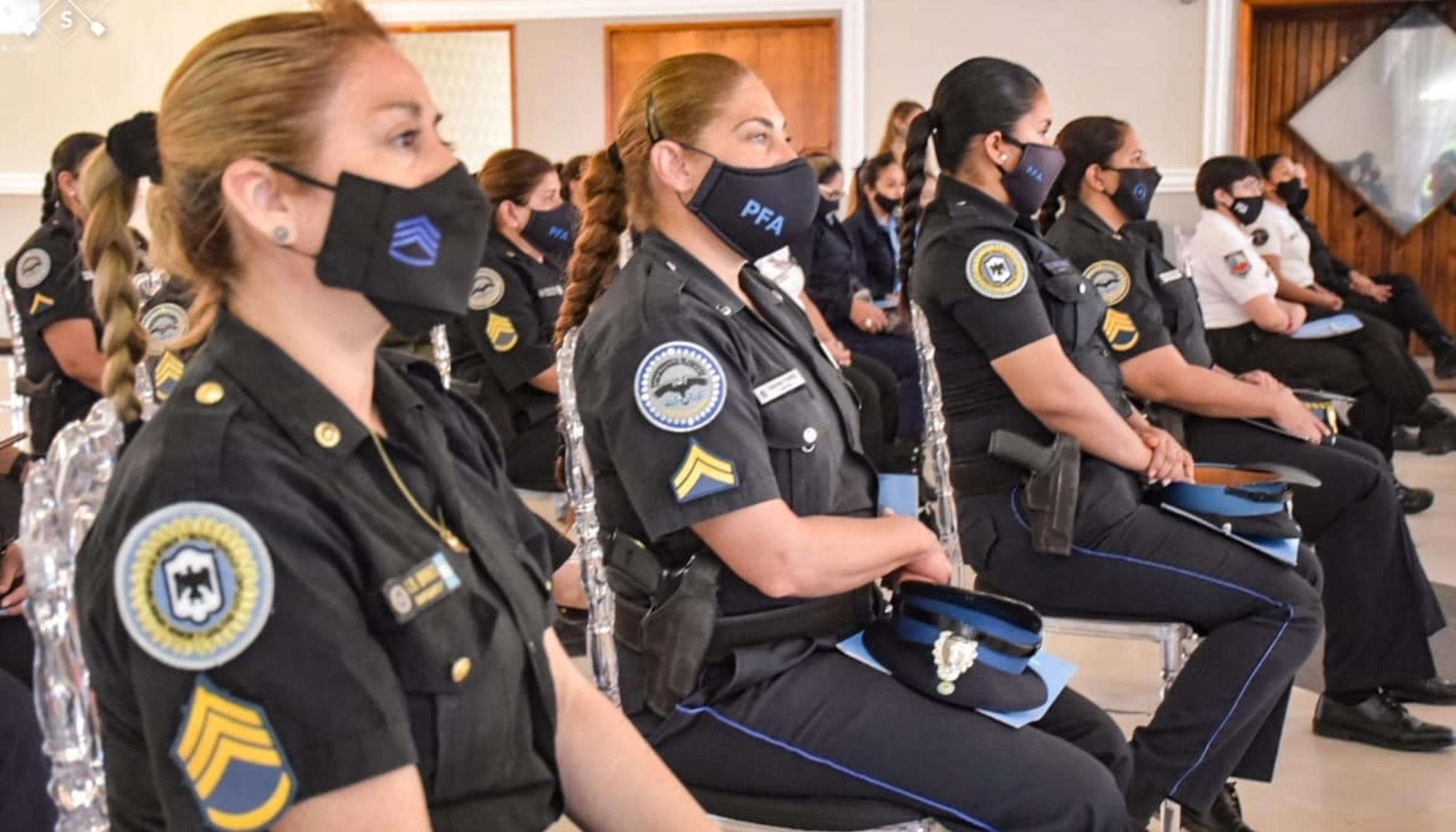 Mujer policía argentina