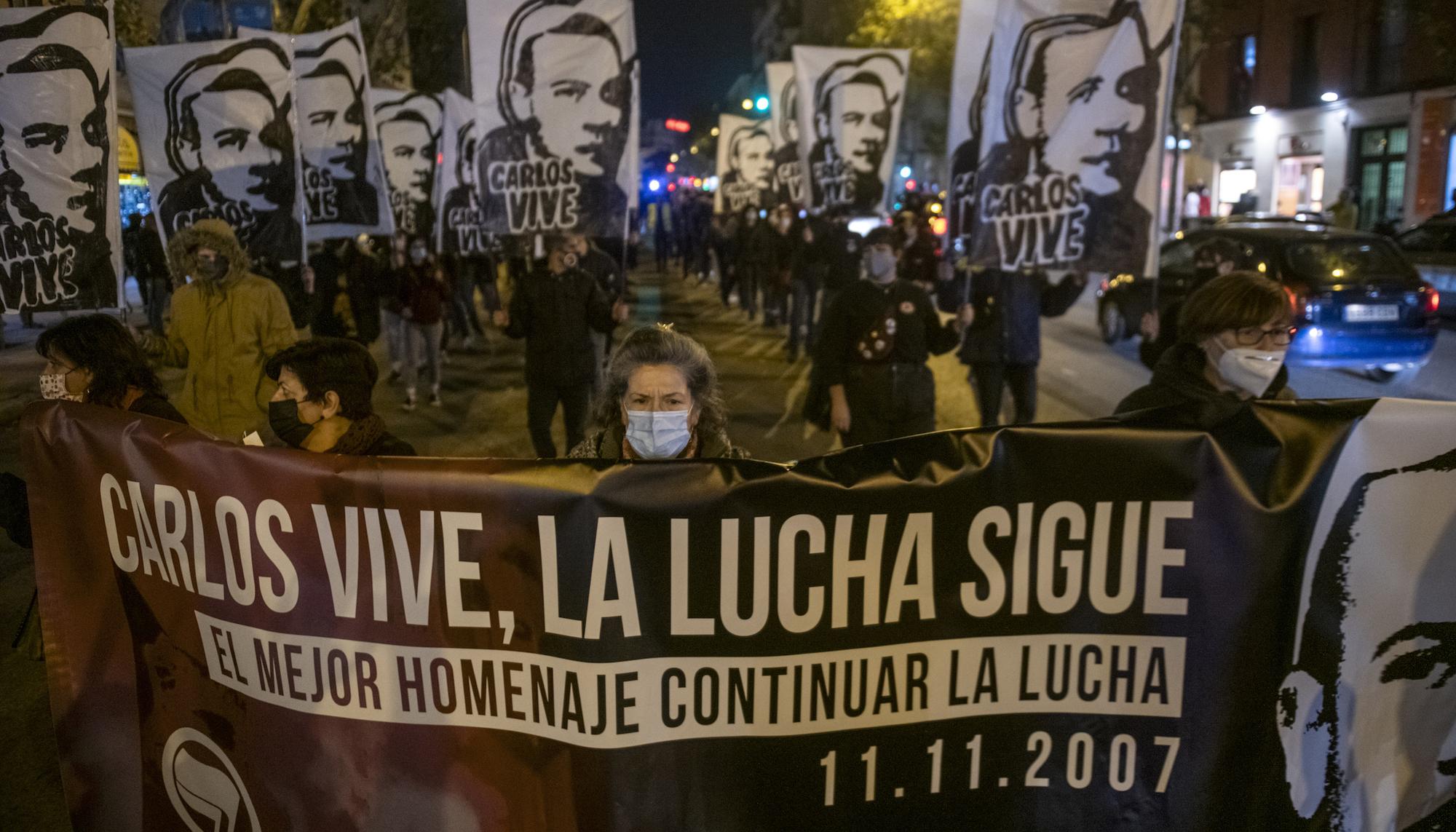 Manifestación antifascista Carlos Palomino 2020 - 2