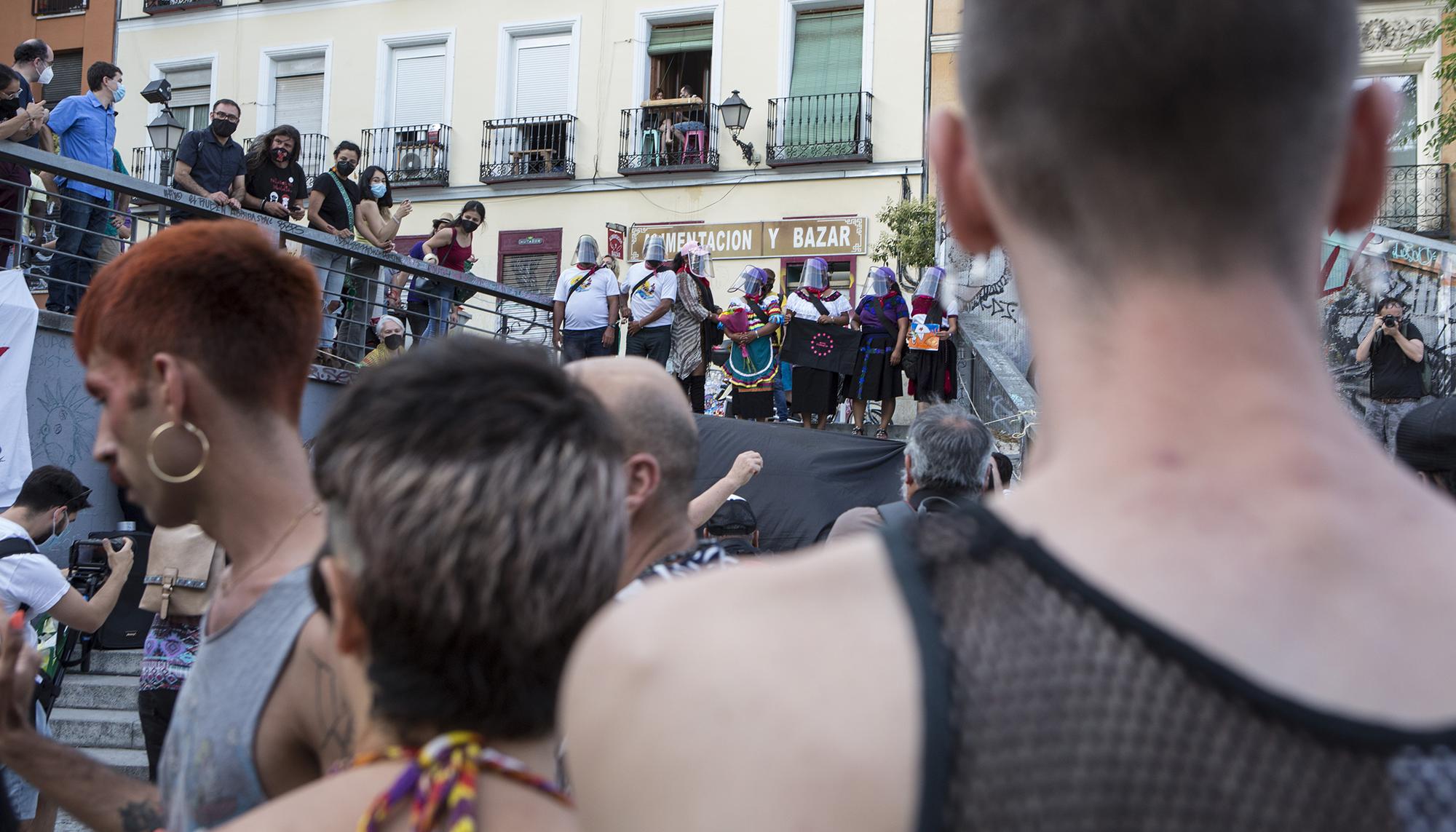Bienvenida en Madrid al escuadrón 421 del EZLN - 9