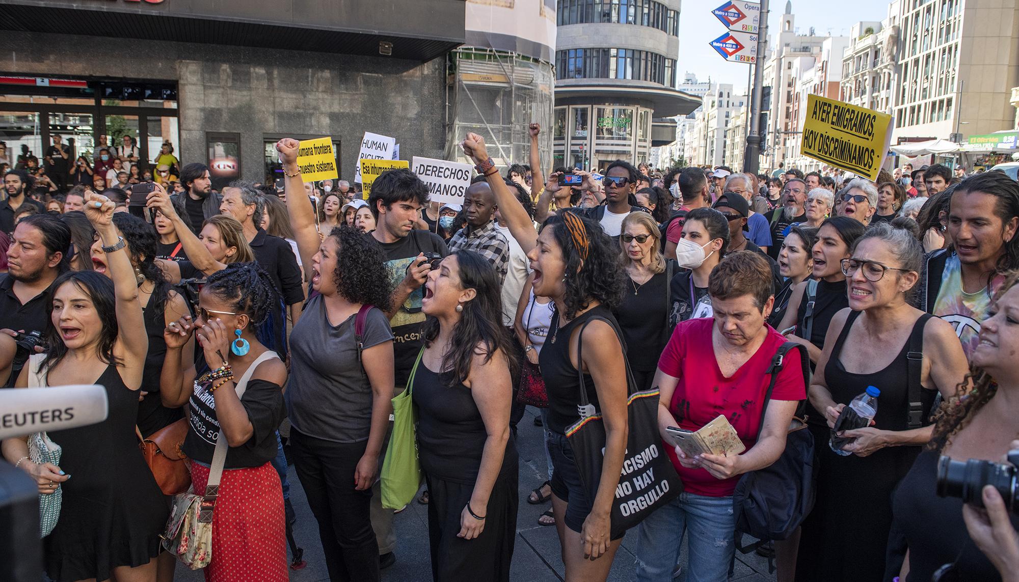 Concentración Callao masacre melilla - 15