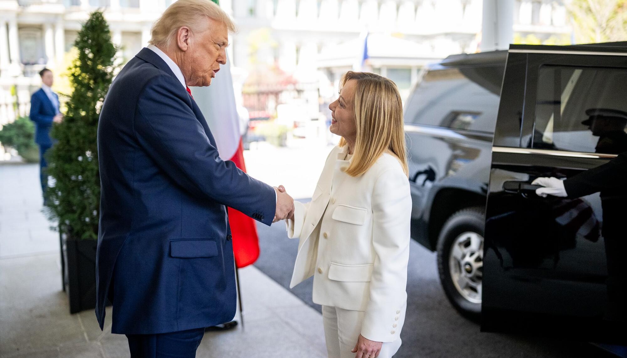 Trump y Meloni