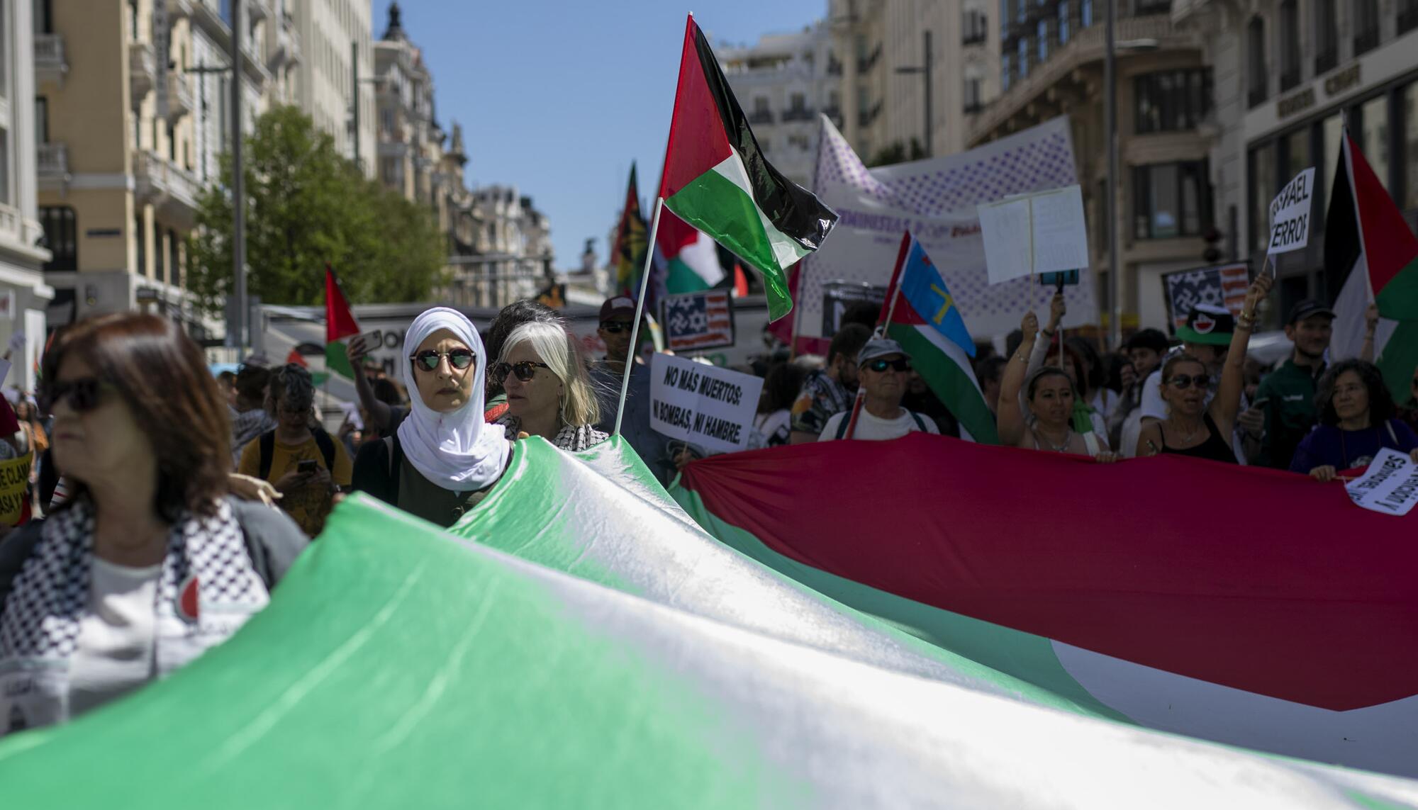 Manifestación Palestina Madrid 21 abril - 13