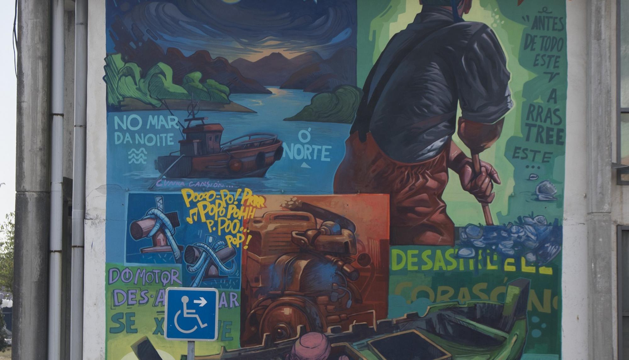 Mural de Novenoel, No Fondo