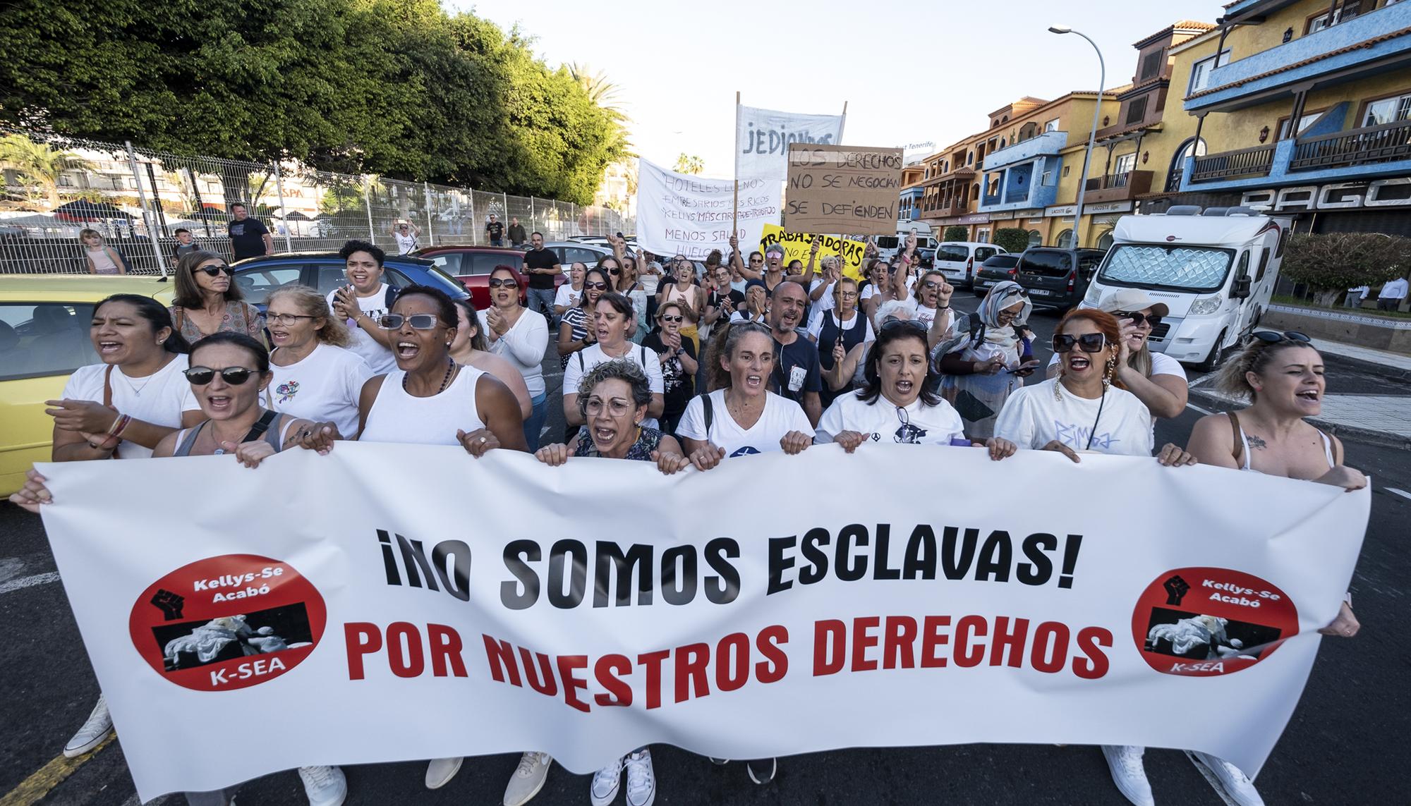 Manifestación Kellys Tenerife - 3