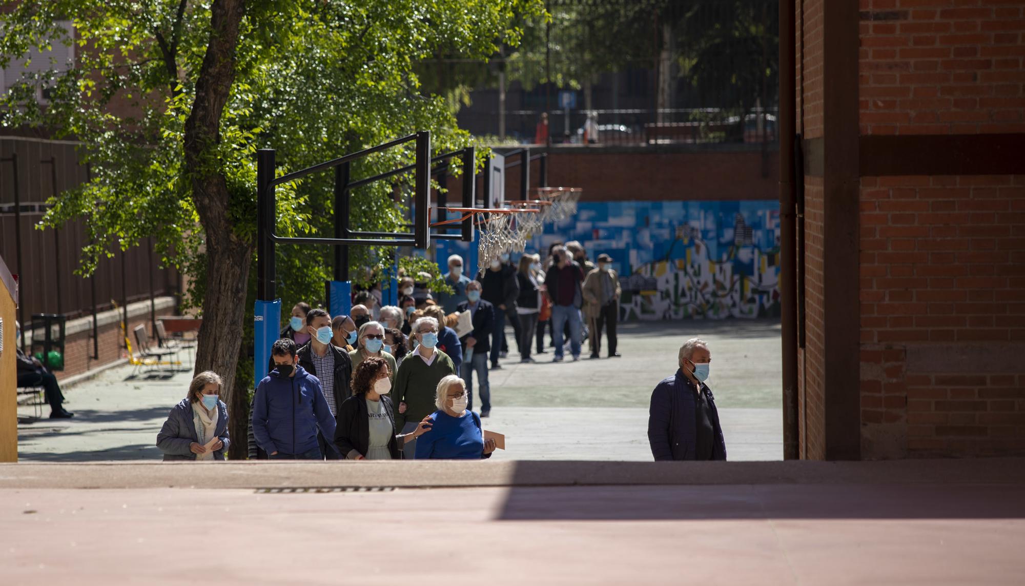 Elecciones 4M Comunidad de Madrid Colegio Lepanto - 2