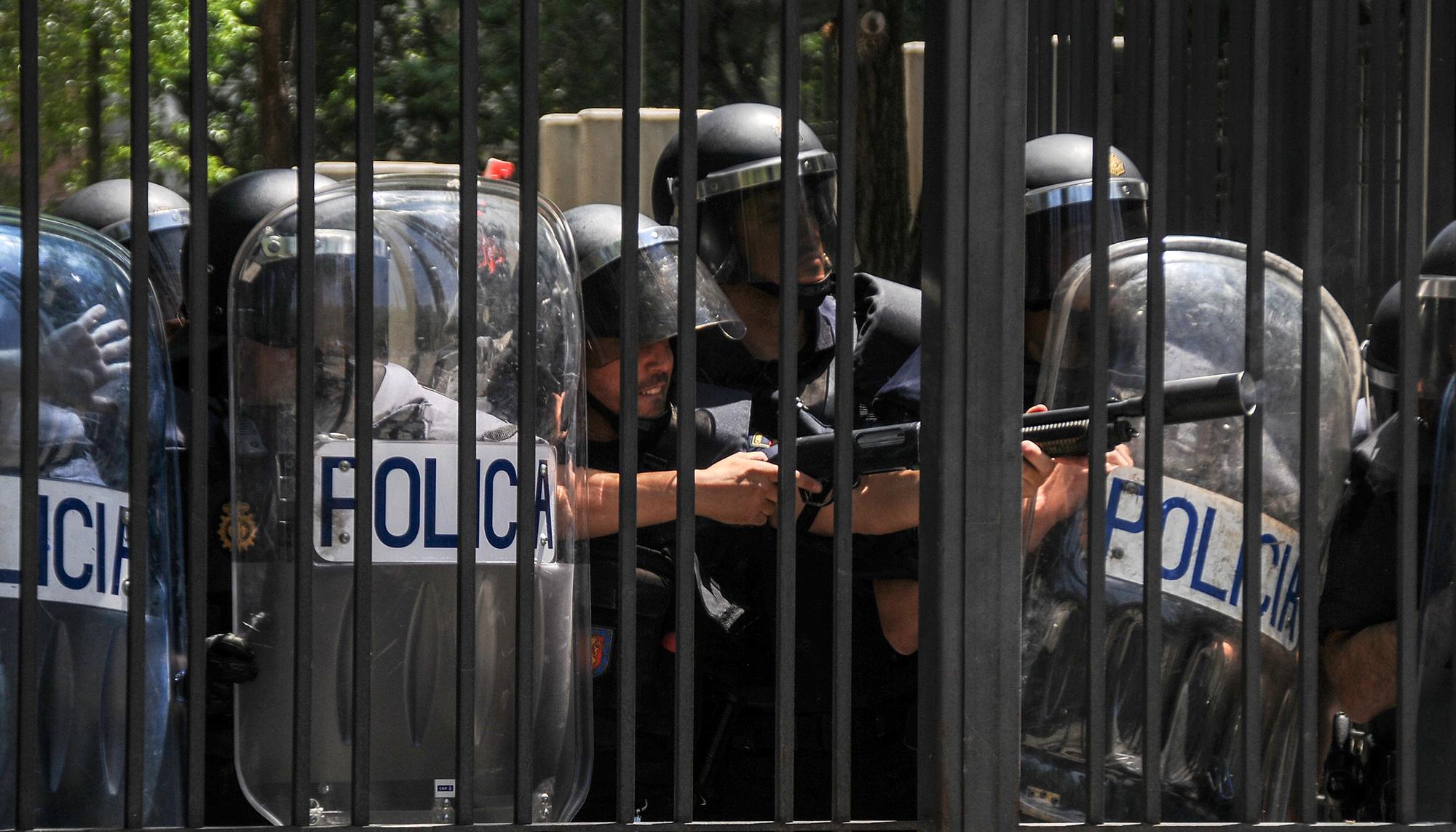 Policia Antidisturbios Mineros