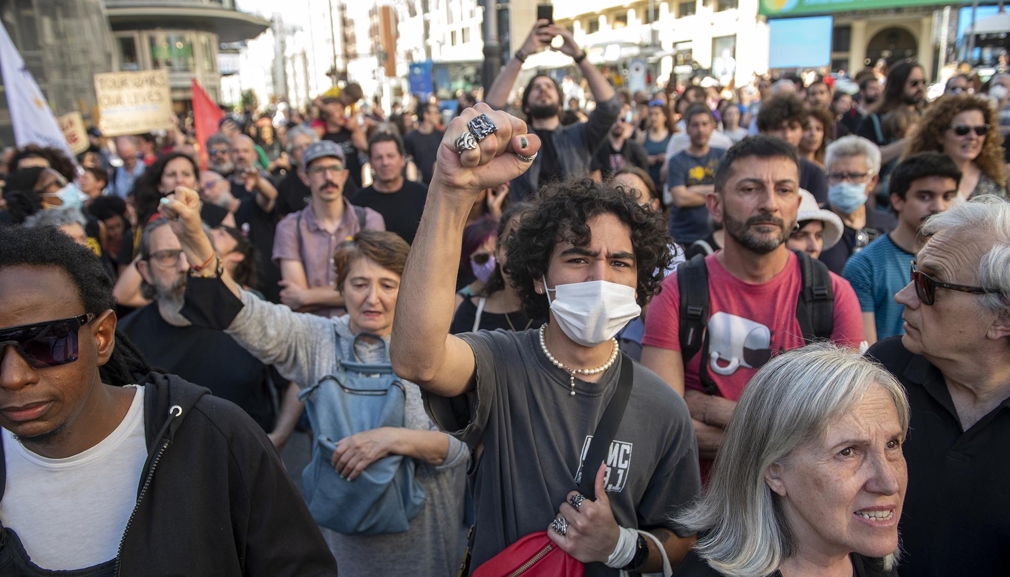 Concentración Callao masacre melilla - 7