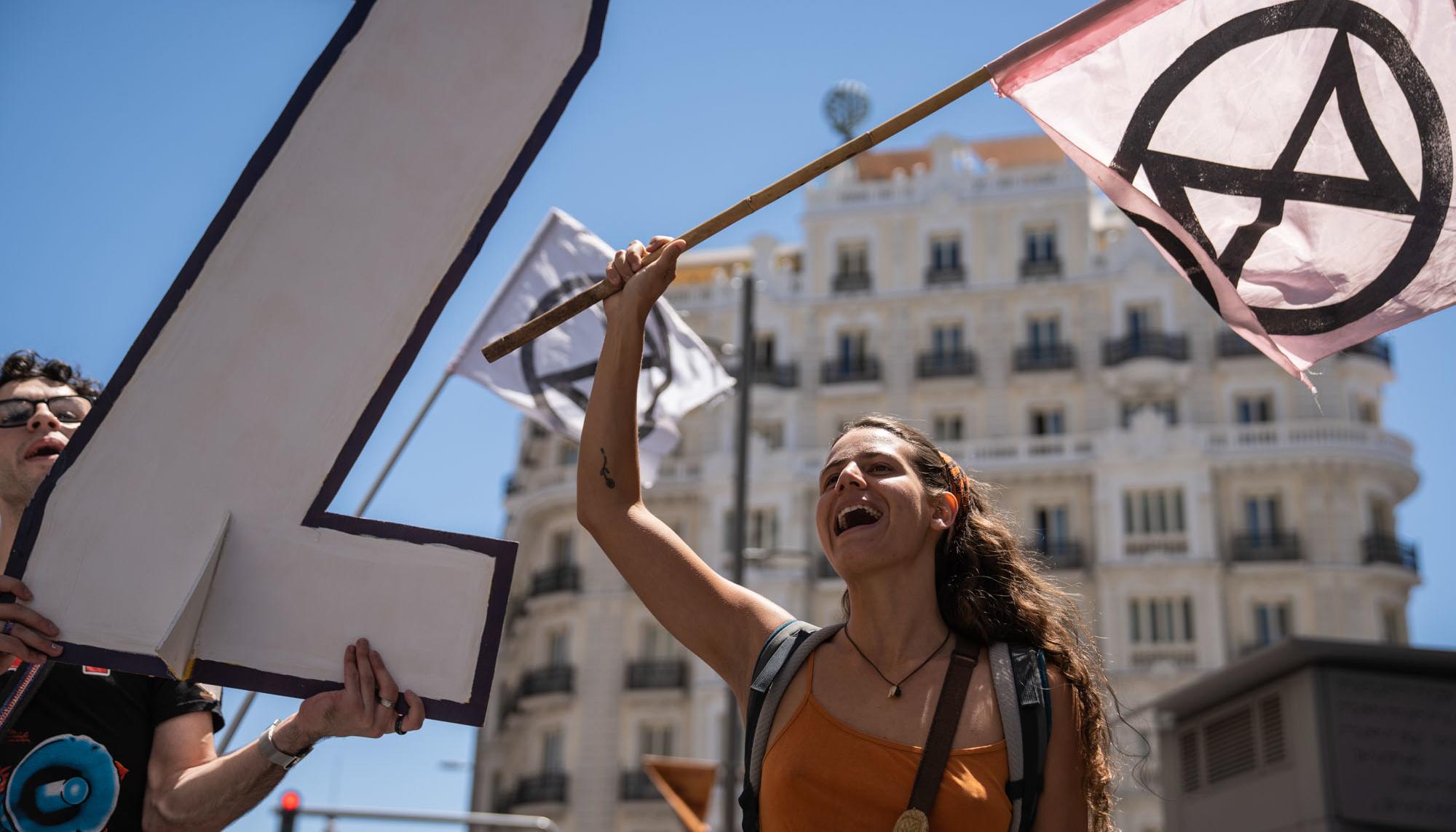 Manifestación contra la cumbre de la OTAN en Madrid - 7