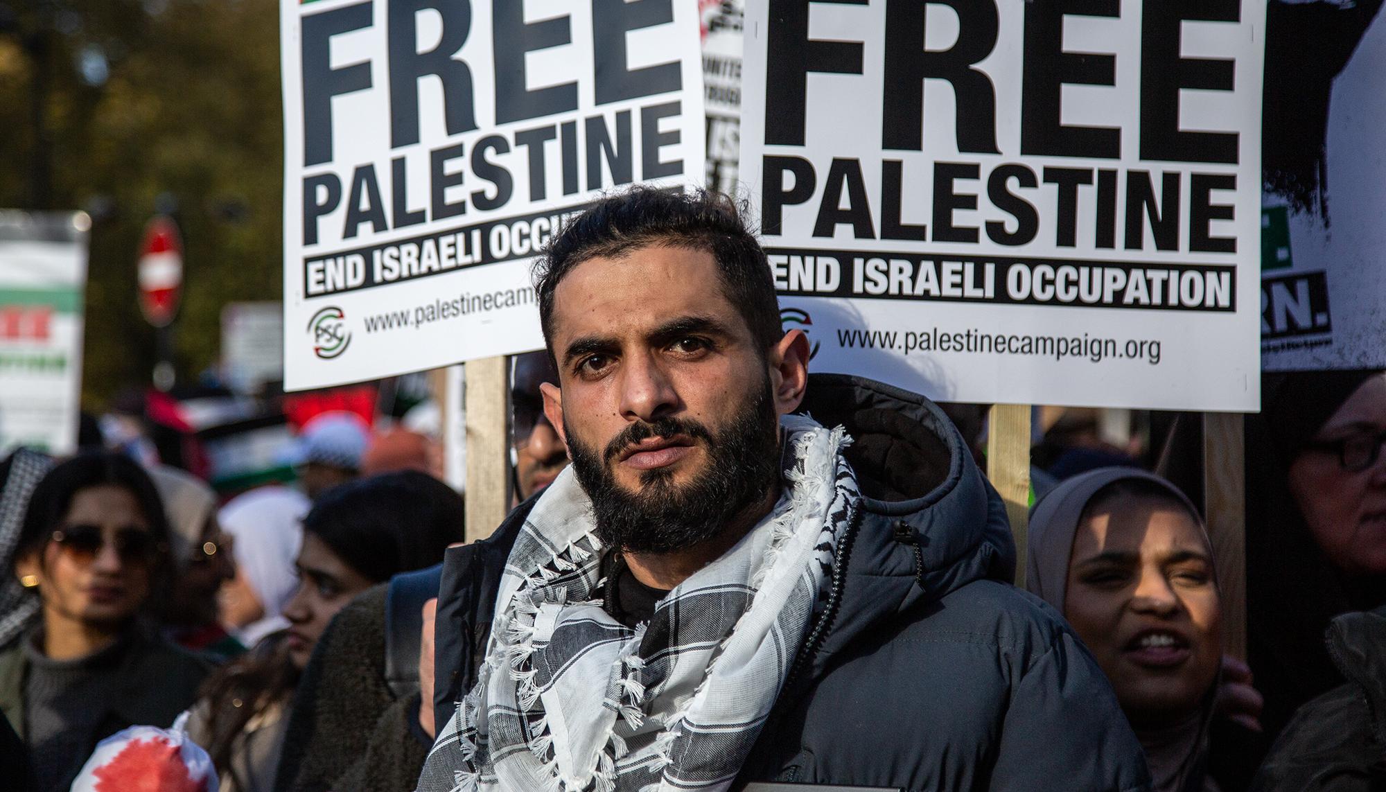 Manifestación Londres Palestina 11 noviembre 2023 05