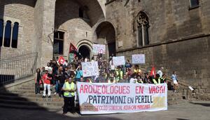 Huelga pionera en la arqueología: seis meses de paros gracias a la caja de resistencia