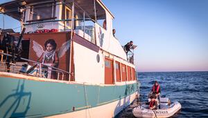 A bordo de la Flotilla que intenta romper el bloqueo de Gaza