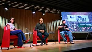 El frente de izquierdas desconfía de Rufián, ensaya marcas y piensa en una candidatura coral