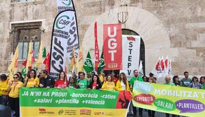 La educación pública del País Valencià empieza su huelga indefinida este lunes 11 de mayo