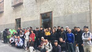 La valla de Melilla está en la oficina del padrón de Iruñea