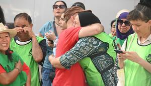 Coreografía del abrazo