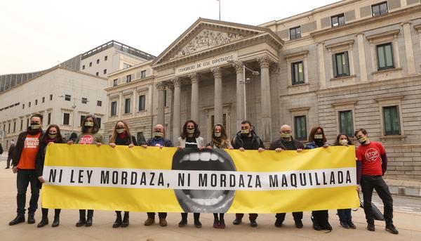 Ley Mordaza concentración Congreso