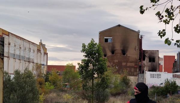 Incendio Nave Badalona