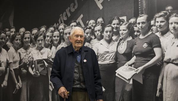 Martín Arnal Mur, en la Fundación Anselmo Lorenzo en Madrid