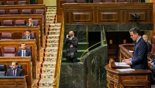 Pedro Sánchez Congreso Covid19 18 Marzo