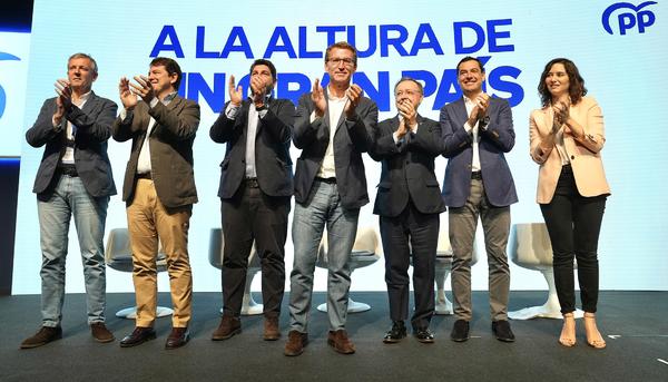 Feijoo presidentes autonómicos autonómicos del PP