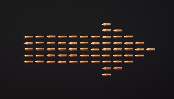 Flecha de balas
