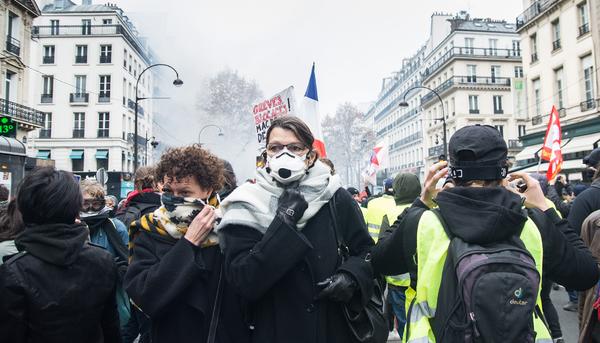 Protestas París