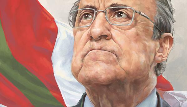 ilustración Florentino Pérez pol serra