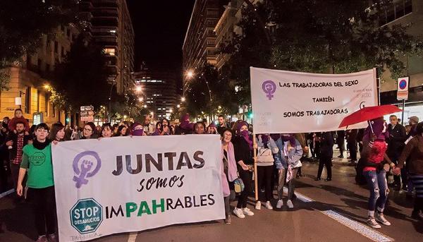 Feminismo PAH 8M Murcia 2018