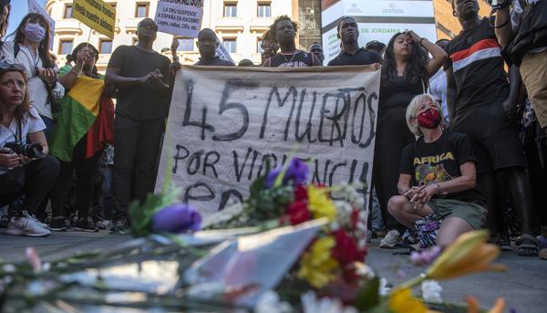 Concentración Callao masacre melilla - 8