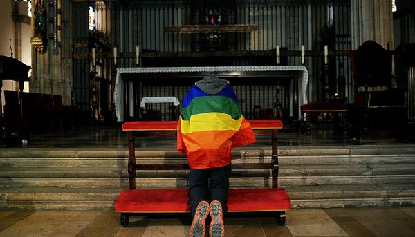 Protesta Iglesia Alcala 1