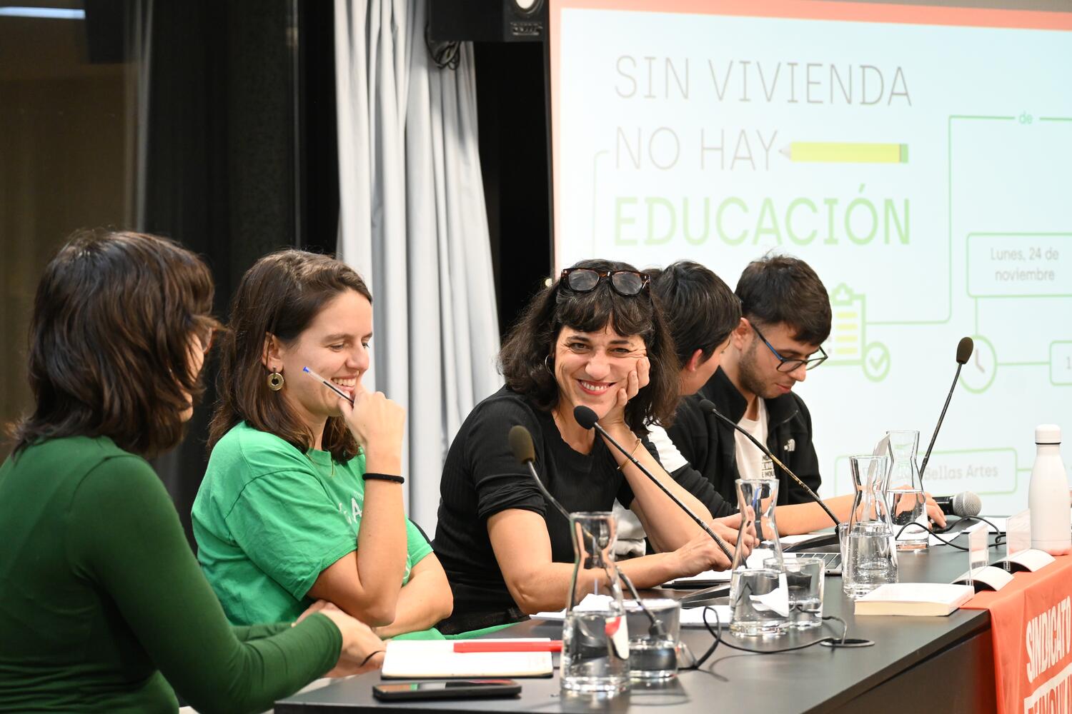 Diana Moreno Presentación del protocolo ‘Sin vivienda no hay educación’ en el Círculo de Bellas Artes de Madrid.