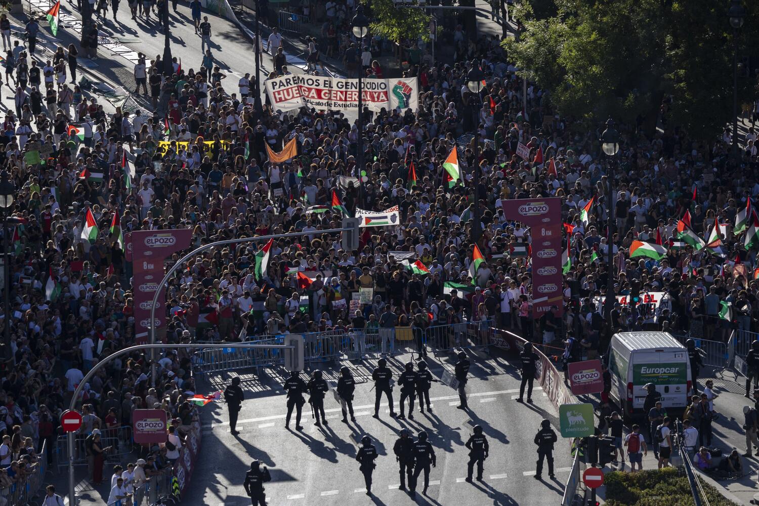 SPAGNA / ISRAELE. Proteste, boicottaggio e flottiglia: una “massiccia interruzione” per porre fine al genocidio