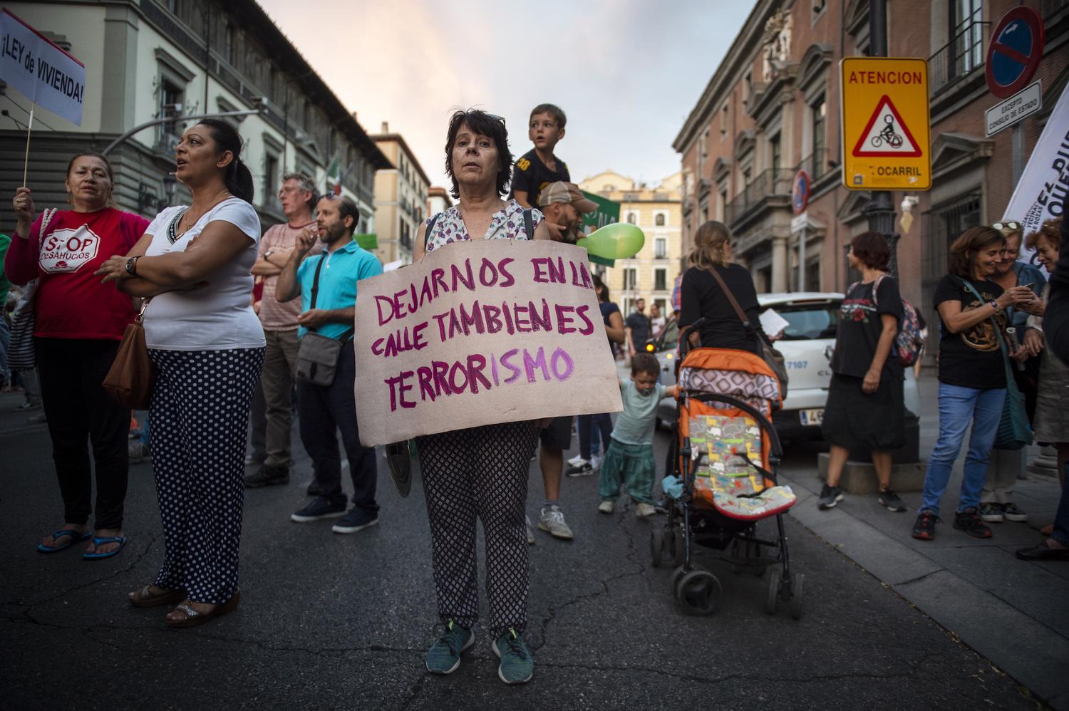 Manifestación de la PAH en Madrid Álvaro Minguito 