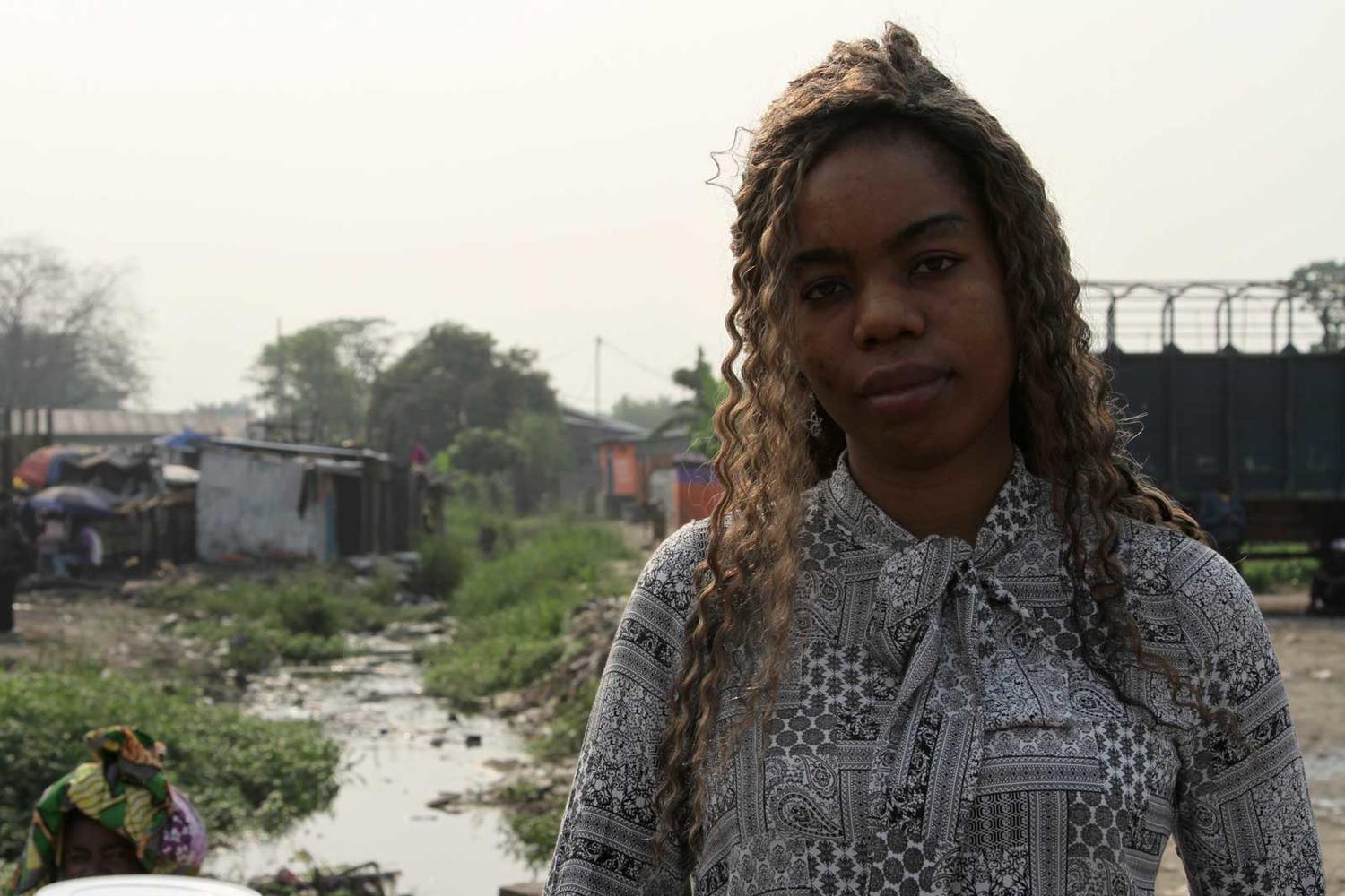 Aline Ngoboka Furaha, coordinadora del programa participativo de mejora de barrios marginales de Kinshasa, un proyecto piloto de ONU Habitat en la capital congoleña.