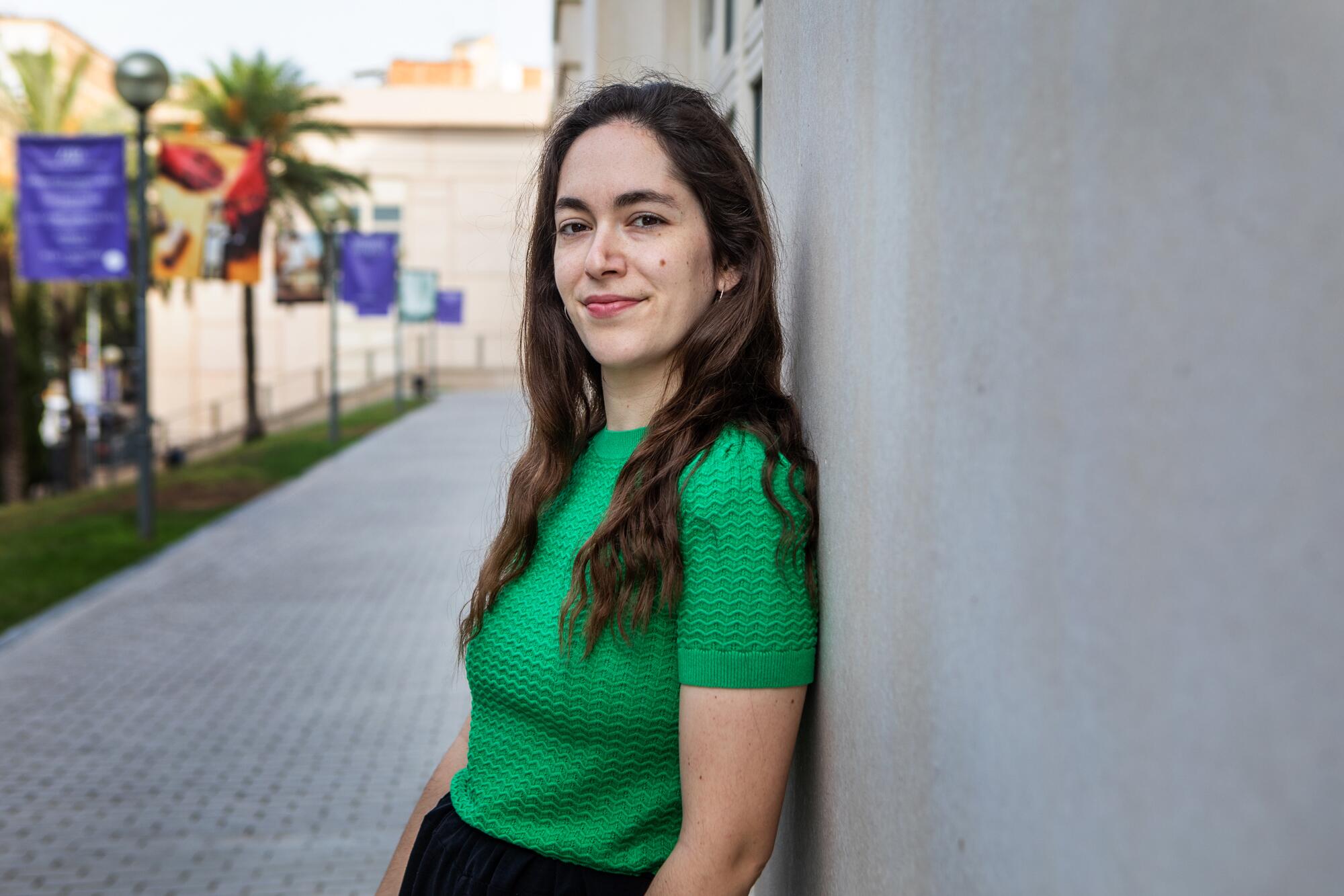 Celia Molina Gómez, autora del poemario ‘Y el muro escapa de la hiedra’