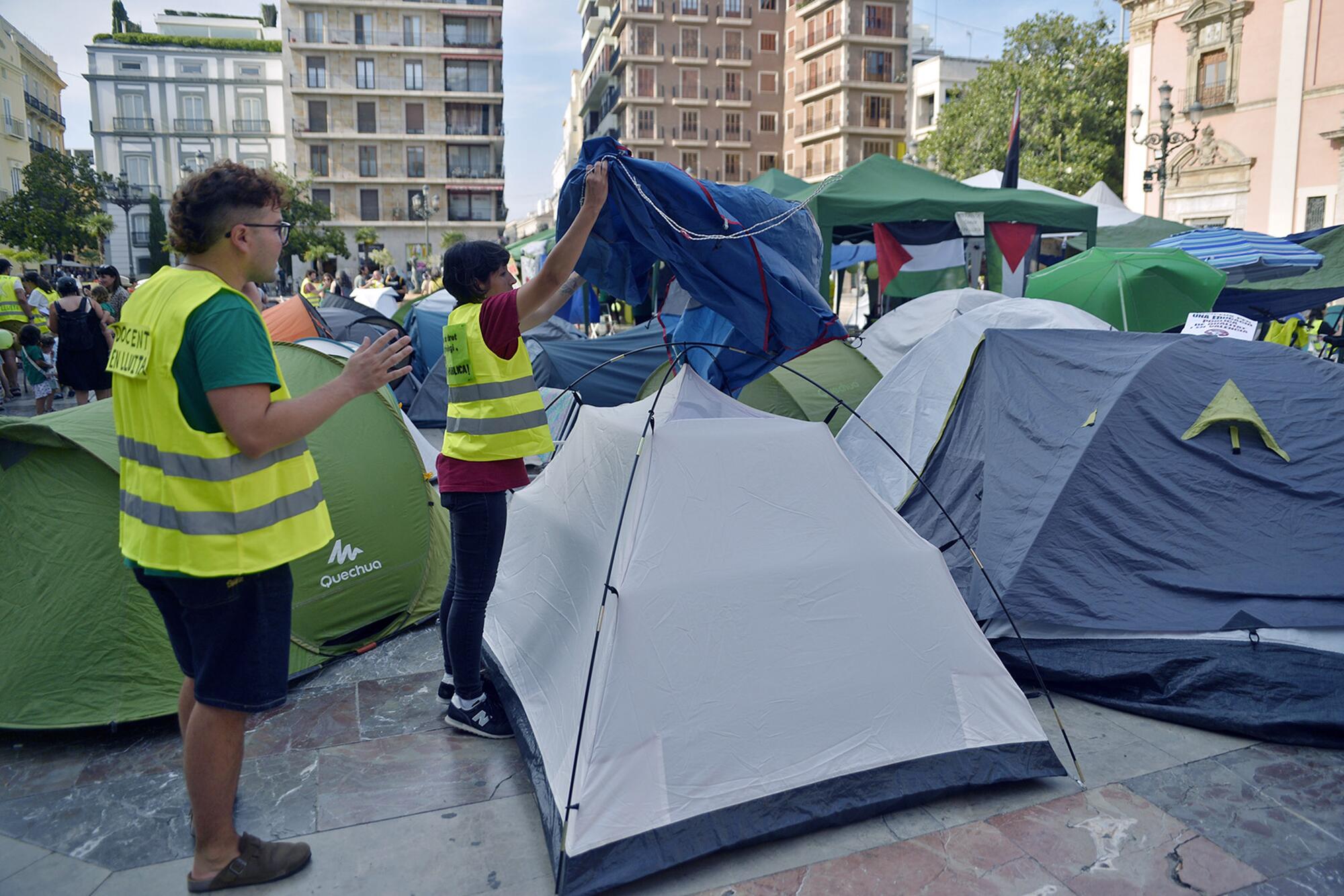 Acampada por la educación pública Valencia - 3
